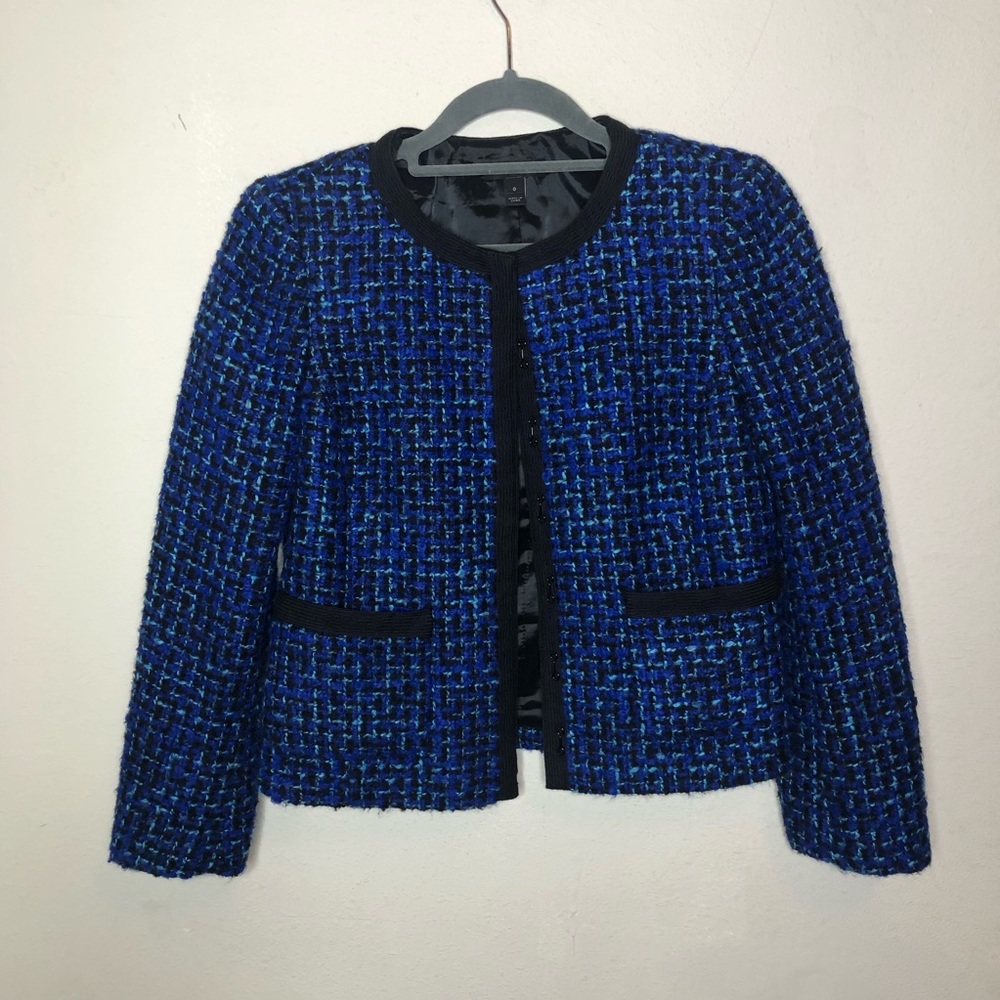 J. Crew Blazer Blue, Green and Black Size 0